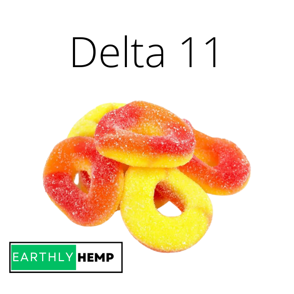 Delta 11 Peach Rings – THC Infused Peach Rings