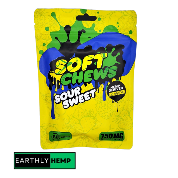 Delta 9 THC Soft Chews – Sour Sweet 750mg