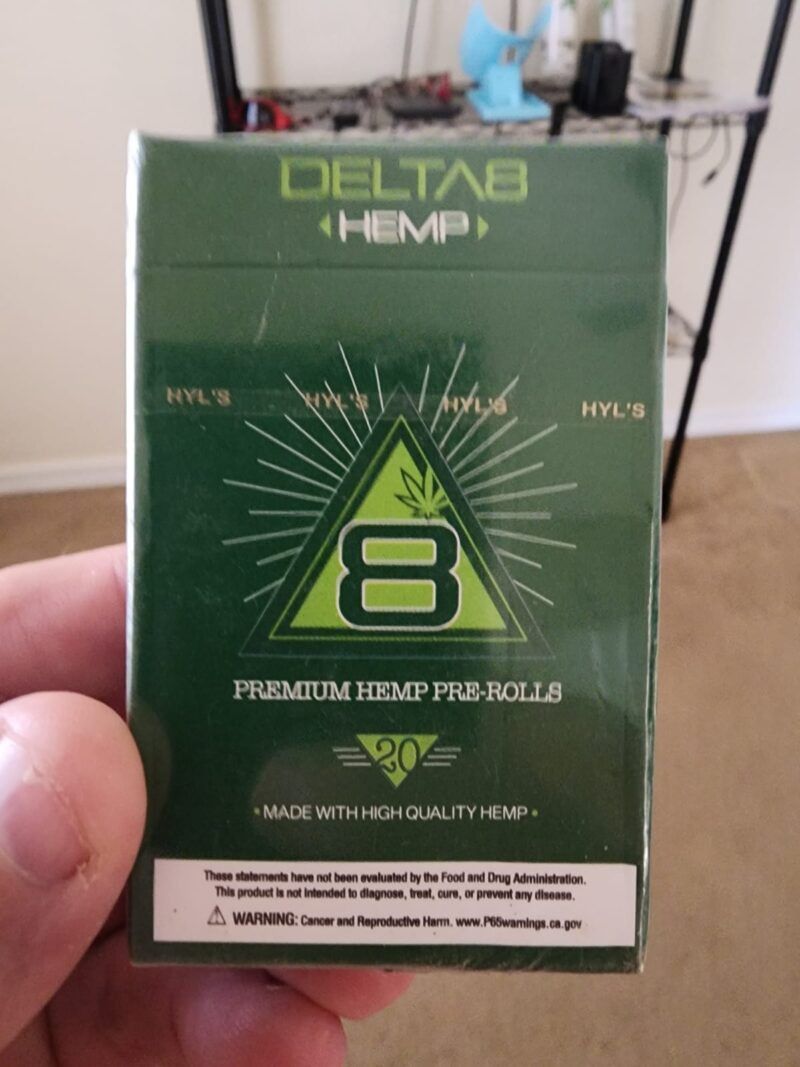 Premium Delta 8 Hemp Cigarettes 20 Pack